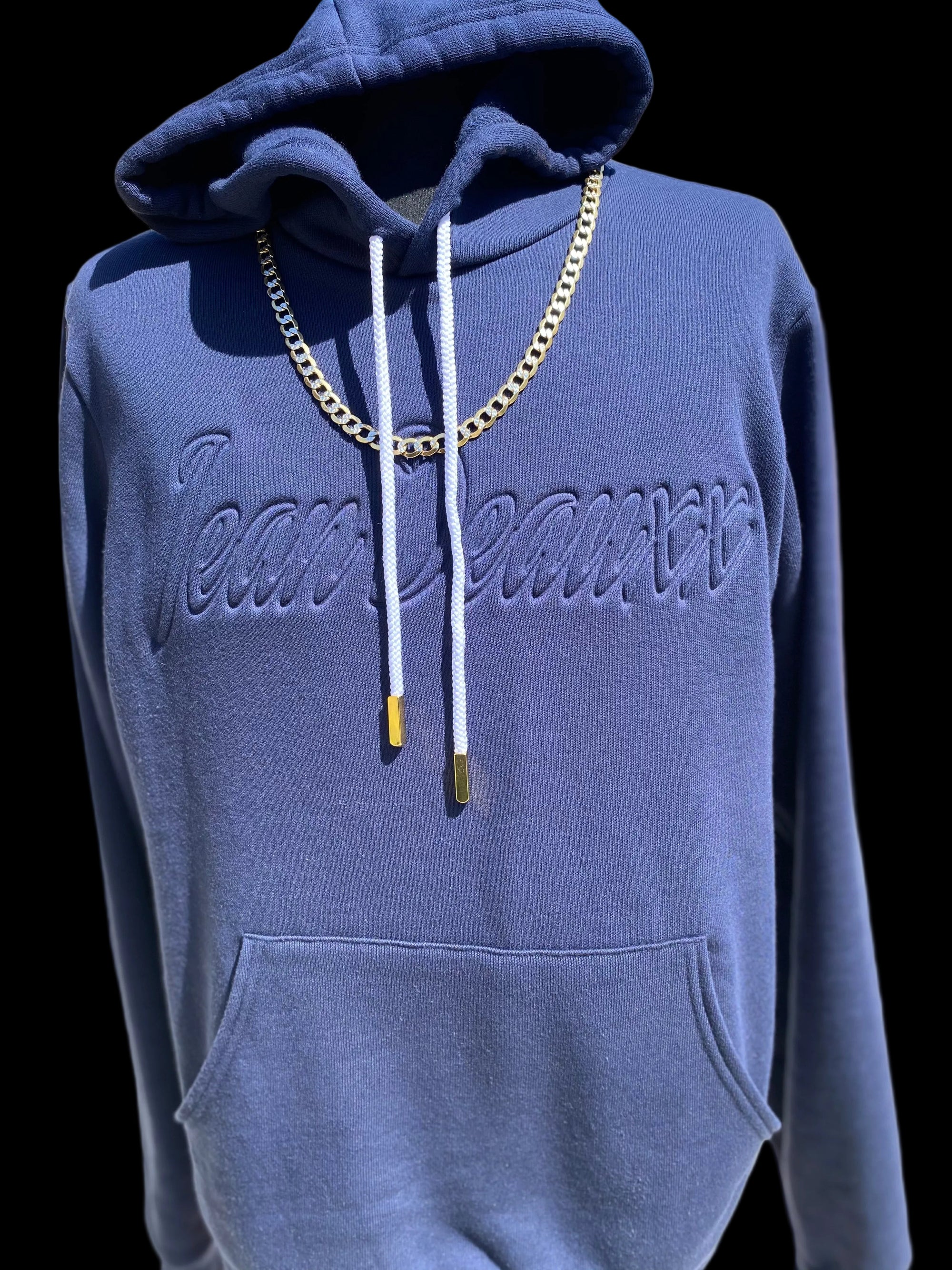 Pressed pullover hoodie