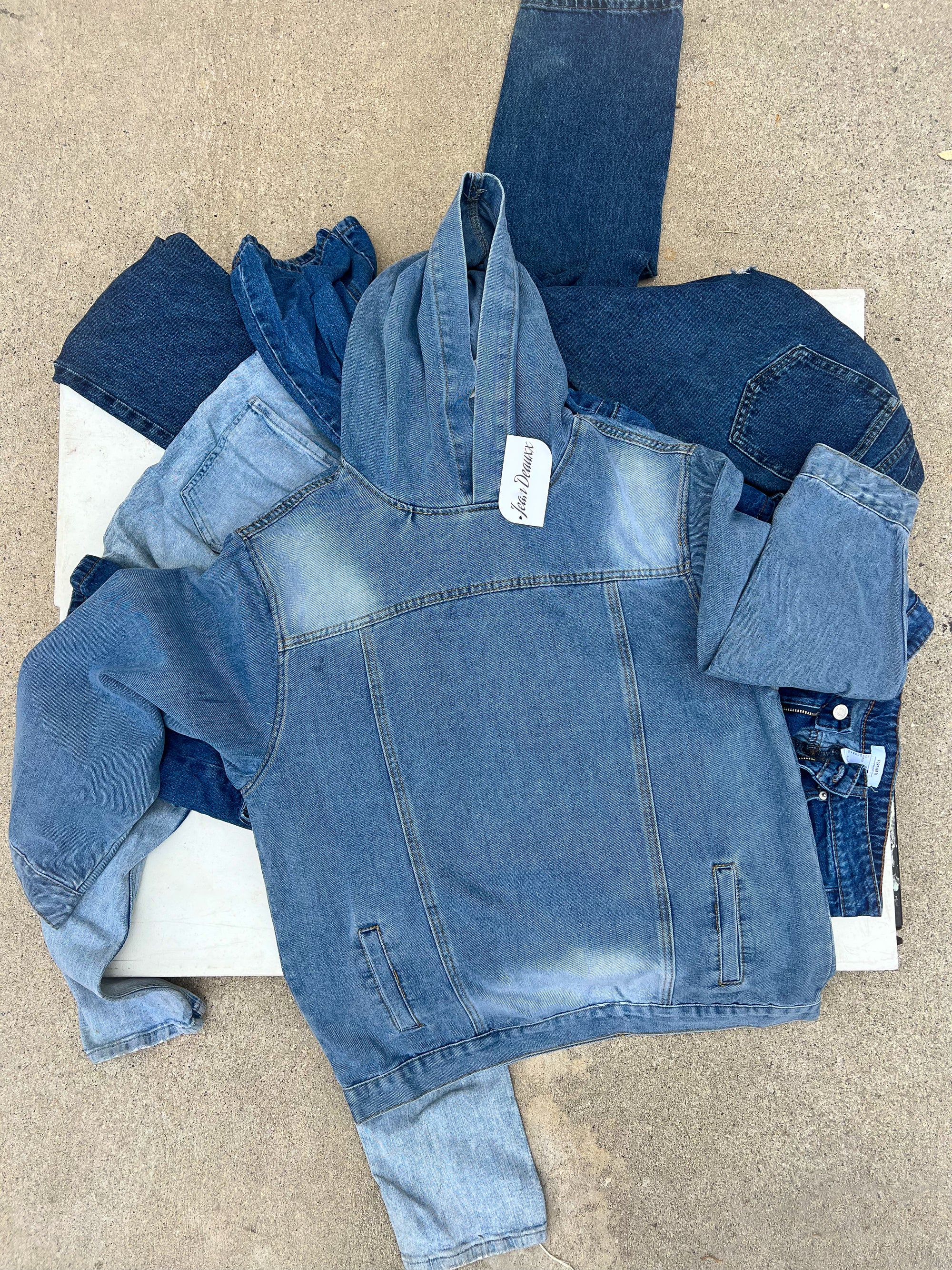 Denim Hoodie