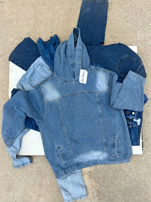 Denim Hoodie